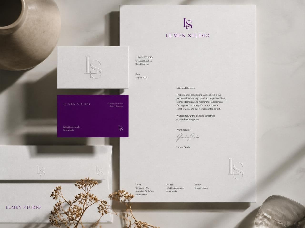 Lumen Studio: Brand • Identity